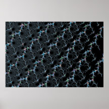 Brume - fractale de Mandelbrot Posters