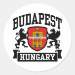 Budapest Hongrie Adhésifs Ronds