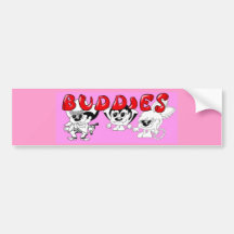 BUDDIES autocollant Autocollant Pour Voiture