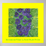 Buis et tulipes posters