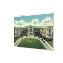 Buiten Uitzicht van het Museum van Beeldende kunst Canvas Prints