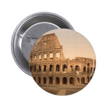 Buitenkant van Colosseum, Rome, Italië Speldje