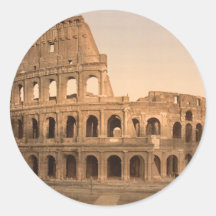 Buitenkant van Colosseum, Rome, Italië Sticker
