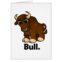 Bull. de Taureau Carte De Vœux