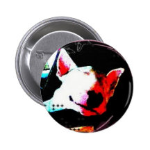 bull-terrier anglais pin's avec agrafe