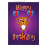 bull-terrier du Staffordshire - ballons - annivers Cartes