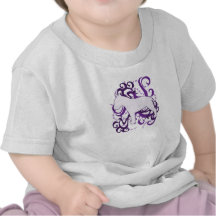 Bull-terrier pourpre de remous t-shirt