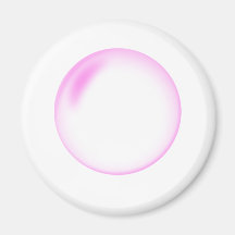Bulle rose aimants