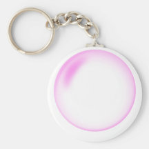 Bulle rose porte-clés
