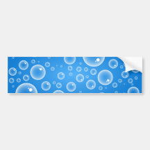 Bulles bleues adhésif pour voiture