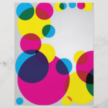 Bulles de couleur tract