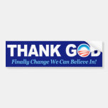 BumperSticker - Obama remercient Dieu Adhésifs Pour Voiture