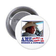 BushAMERICA Badges Avec Agrafe