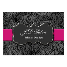 businesscards à la mode de salon modèle de carte de visite