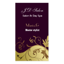 Businesscards de salon carte de visite
