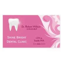 Businesscards dentaires avec la carte de rendez-vo carte de visite