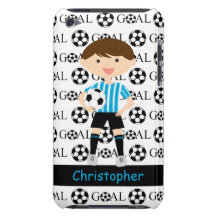 But personnalisable 1 de garçon du football coques iPod touch 