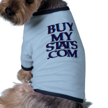 BuyMyStats.com 3D Logo Marineblauw met Zwarte Scha Dieren Kleertjes