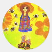 bzzzzzzzz adhésif rond