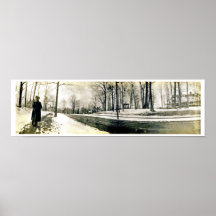 CA 1900 panorama court des montagnes des collines  Posters