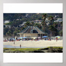 Ca van het Strand van Aliso Poster