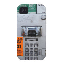 Cabine de téléphone payant publique drôle sept onz étui iPhone 4