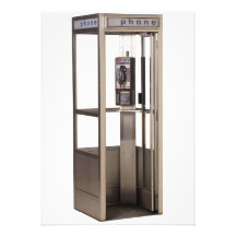 Cabine téléphonique invitations personnalisables