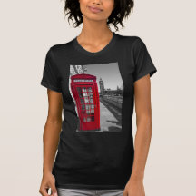 Cabine téléphonique rouge de Big Ben T-shirts