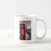 Cabine téléphonique rouge de Big Ben Tasses À Café