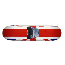 Cabine van de Taxi van Londen de Zwarte Skateboards