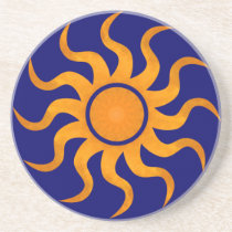 Caboteur 2 de Sun - bleu de saphir Dessous De Verre