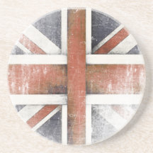 Caboteur avec le drapeau vintage de la Grande-Bret Dessous De Verre