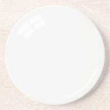 Caboteur blanc de grès de boule de piscine dessous de verres