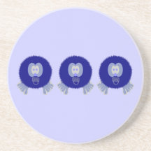 Caboteur bleu de bébés de Pom Pom Dessous De Verres