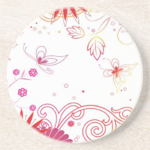 Caboteur coloré dessous de verres