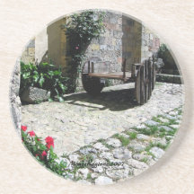 Caboteur - cour reculée dans Monteriggioni Dessous De Verre