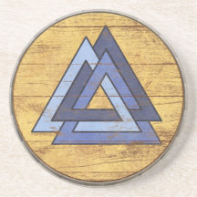 Caboteur de bouclier de Viking - Valknut Dessous De Verres