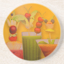 Caboteur de cocktails dessous de verre
