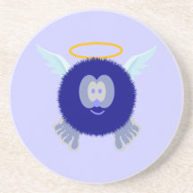 Caboteur de copain de Pom Pom d'ange bleu Dessous De Verre