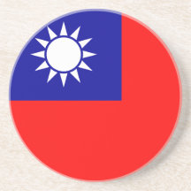 Caboteur de drapeau de Taïwan Dessous De Verres