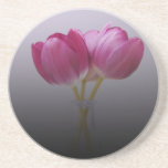 Caboteur de grès de tulipes dessous de verre