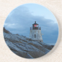 Caboteur de phare de colline de château dessous de verre