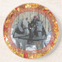 Caboteur d'hiver du Vermont Dessous De Verre