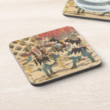 Caboteur d'Ichiryusai Hiroshige Sous-bocks