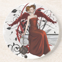 Caboteur Hearted cassé Dessous De Verre
