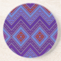 CABOTEURS DE BOISSONS DE CONCEPTION DE ZIGZAG DESSOUS DE VERRE