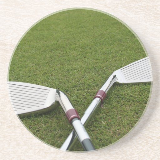 Caboteurs de conception de club de golf dessous de verre