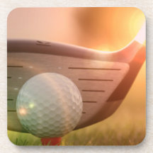 Caboteurs de liège de putter de golf dessous-de-verre