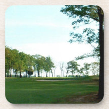 Caboteurs de liège de terrain de golf dessous-de-verre