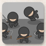 Caboteurs de Ninja - rétro amusement de partie ! Sous-bocks